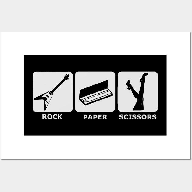 Rock Paper Scissors Wall Art by ThisIsFloriduhMan